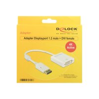 Displayport Adapter Delock DP -> DVI(24+5) 4K Aktiv