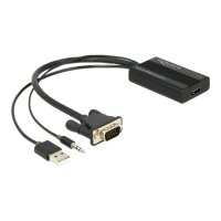 Delock Adapter VGA + Audio zu HDMI
