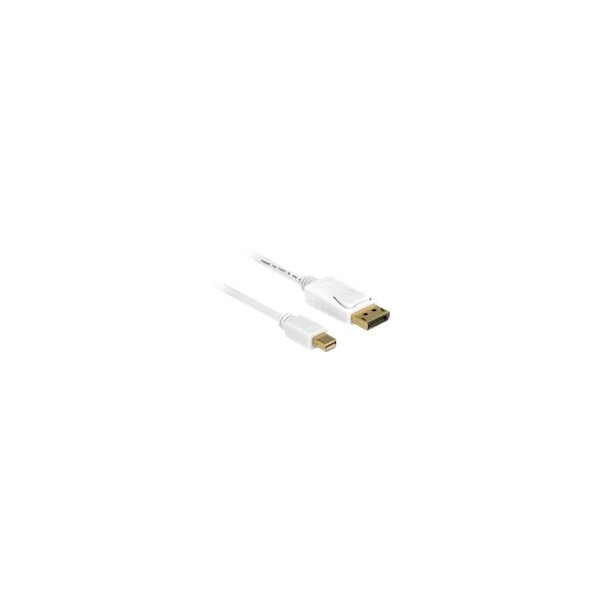 DELOCK Kabel mini DisplayPort St > DisplayPort St 2,0m weiss