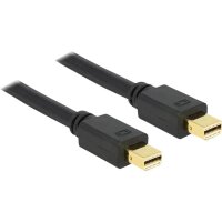 DELOCK Kabel mini DisplayPort St / St 2,0m schwarz