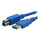 MEDIARANGE USB Kabel MediaRange A -> B St/St 1.80m blau USB3.0