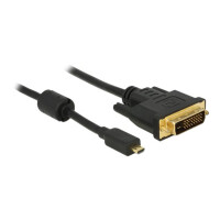 DELOCK Kabel Micro HDMI D Stecker > DVI 24+1 Stecker 2 m