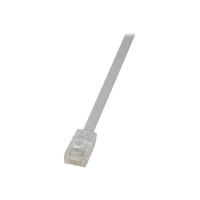 LOGILINK CAT6 U/UTP Flat Patch Cable AWG32 weiß...