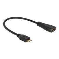 Adapter DELOCK High Speed HDMI with Ethernet (HEC) mini-C...