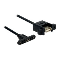 DELOCK Kabel USB 2.0 micro-B Buchse zum Einbau