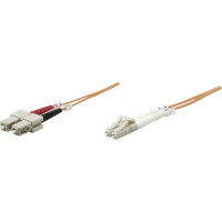 INTELLINET - Patch-Kabel - LC Multi-Mode (M) - SC multi-mode (M) - 1 m - Glasfaser - 62,5/125 Mikrom