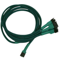 NANOXIA Kabel Nanoxia 3-Pin auf 4 x 3-Pin Adapter, 60 cm, grün