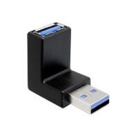DELOCK Adapter USB 3.0 A/A St/Bu gewinkelt 270G vertikal