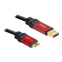 DELOCK Kabel USB 3.0 rot A > micro-B 3.0m