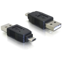 DELOCK Adapter USB micro-B male to USB2.0 A-male