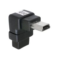 DELOCK Adapter USB-B mini 5pin St / Bu 90Gradgewink.