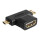 DELOCK Adapter HDMI-A Buchse > HDMI-C + HDMI-D Stecker