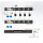 ATEN DVI Dual View KVM Switch mit Audio, NVIDIA 3D, USB 2.0, 4-fach, Desktop, mit Anschlusskabeln
