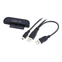 LOGILINK USB 2.0 - SATA Adapter, USB-A Stecker - SATA zum...