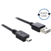 DELOCK Kabel EASY USB 2.0-A > Mini USB 5Pin...