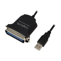 LogiLink® Adapter USB to Parallel mit 1,8m