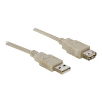 DELOCK Kabel USB 2.0 Verlaengerung, A/A 3,0m S/B