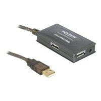 DELOCK Kabel USB 2.0 Verlaengerung+Hub aktiv 10m