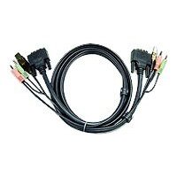 ATEN KVM / DVI Kabel  2L-7D02U DVI+USB+Audio, 2L-7D02U ,...