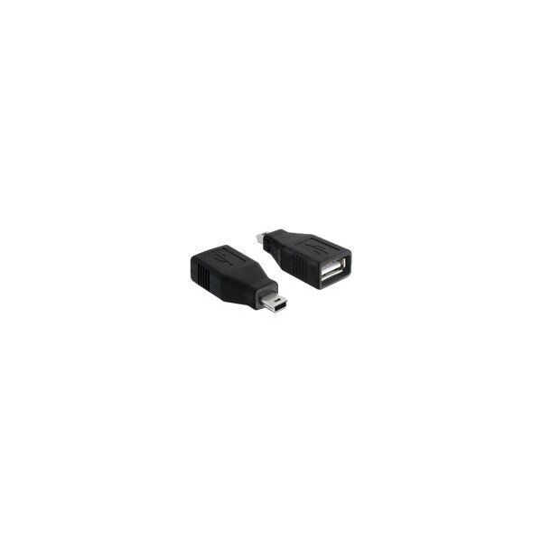 Adapter Delock USB2.0 A Buchse > mini USB Stecker