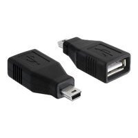 Adapter Delock USB2.0 A Buchse > mini USB Stecker