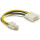 DELOCK Adapter P4 Kabel 4St Molex/4St P4 15cm