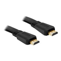 DELOCK Kabel HDMI A-A  St/St flach 2,0m