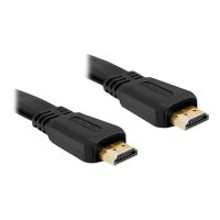 DELOCK Kabel HDMI A-A  St/St flach 5,0m