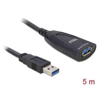 DELOCK Kabel USB 3.0 Verlängerung aktiv 5m
