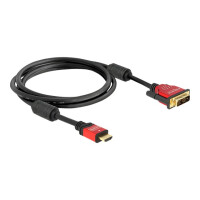 DELOCK Videokabel HDMI (M) bis DVI-D (M)