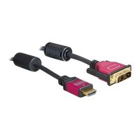 DELOCK Kabel HDMI A/DVI - 18+1 St/St 3,0m