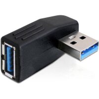 USB Adapter Delock USB3.0 Typ A -> Typ A St/Bu 90°...