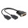 DELOCK Adapterkabel DMS-59 Stecker > 2x HDMI Buchse   25cm