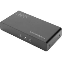 DIGITUS HDMI Splitter, 1x2, 4K / 60 Hz mit Downscaler