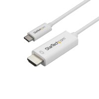 STARTECH.COM 1m USB-C auf HDMI Kabel - 4K bei 60Hz - Weiss