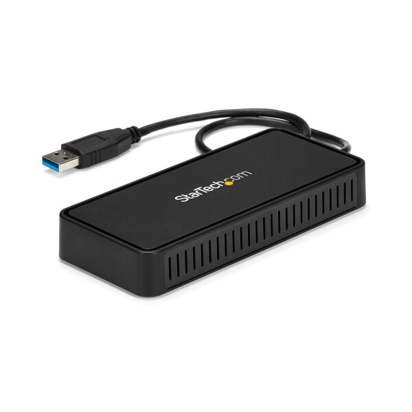 STARTECH.COM USB auf Dual DisplayPort - Mini Dock - Mac und Windows - Dual 4K 60Hz - GbE