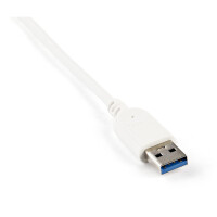 STARTECH.COM 3 Port mobiler USB 3.0 Hub plus Gigabit Ethernet - Aluminium USB Hub mit Gigabit Ethern