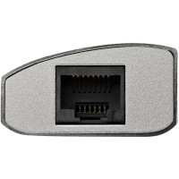 STARTECH.COM 3 Port mobiler USB 3.0 Hub plus Gigabit Ethernet - Aluminium USB Hub mit Gigabit Ethern