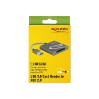 DELOCK USB 3.0 Card Reader für XQD 2.0 Speicherkarten