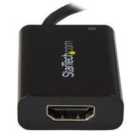 STARTECH.COM USB-C auf HDMI Adapter mit USB Stromversorgung - USB Typ C zu HDMI Konverter für Comput