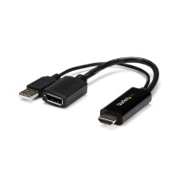 STARTECH.COM HDMI auf DisplayPort Konverter - HDMI auf DP Adapter mit USB Power - 4K