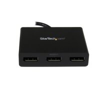 STARTECH.COM Multi Stream Transport Hub - DisplayPort­ 1.2 zu Triple Head DP MST Hub