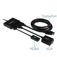 STARTECH.COM Multi Stream Transport Hub - DisplayPort­ 1.2 zu Triple Head DP MST Hub