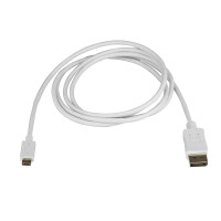 STARTECH.COM 1,8m USB C auf DisplayPort Kabel - USB C Kabel - 4K 60hz - Weiss - USB C zu DisplayPort