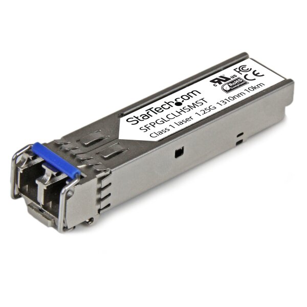 STARTECH.COM Gigabit Glasfaser SFP Transceiver Modul - Cisco GLC-LH-SM kompatibel - SM/MM LC - 10 Km