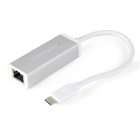 STARTECH.COM USB-C auf Gigabit Netzwerk Adapter - USB Type-C Ethernet Konverter mit Aluminium Gehäus