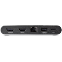 STARTECH.COM USB-C Multiport Adapter - Dual Monitor - Windows - USB-C auf Dual 4K HDMI Adapter - 2x
