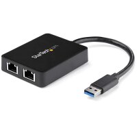 STARTECH.COM USB 3.0 SuperSpeed auf Dual Port Gigabit...