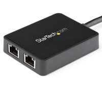 STARTECH.COM USB 3.0 SuperSpeed auf Dual Port Gigabit...