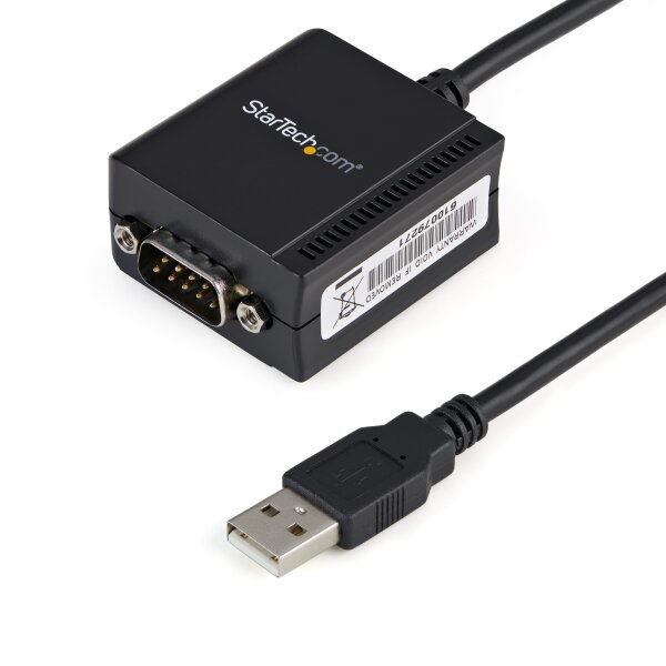 STARTECH.COM FTDI USB 2.0 auf Seriell Adapter - USB zu RS232 / DB9 Schnittstellen Konverter (COM) -